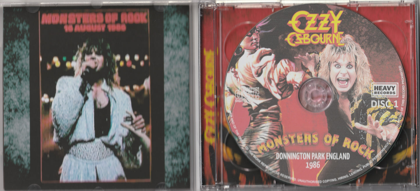 Ozzy Osbourne - Monsters Of Rock Donington Park England 1986 2xCD