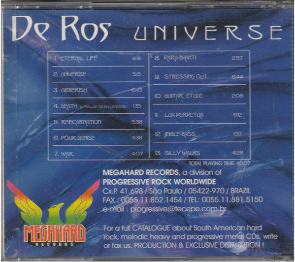 De Ros - Universe CD