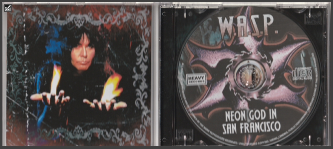 W.A.S.P. (Wasp) - Neon God In San Francisco CD