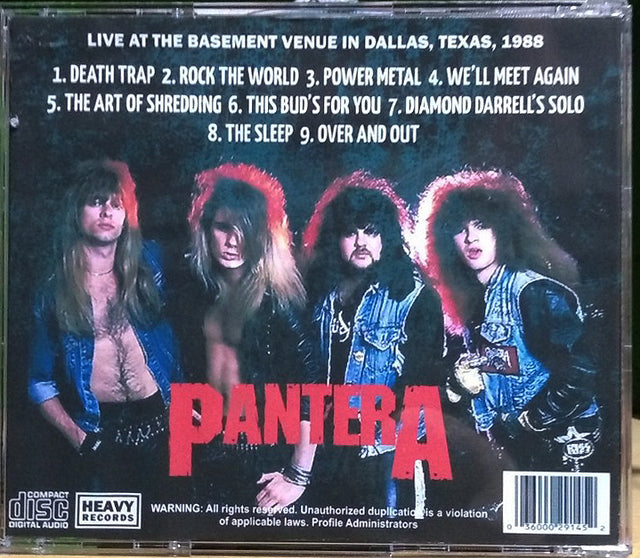 Pantera - Born In The Basement CD