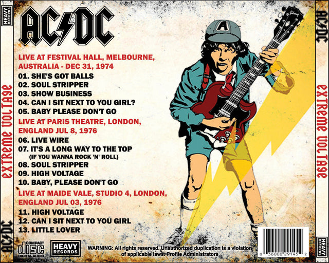 AC/DC - Extreme Voltage 74-76 CD