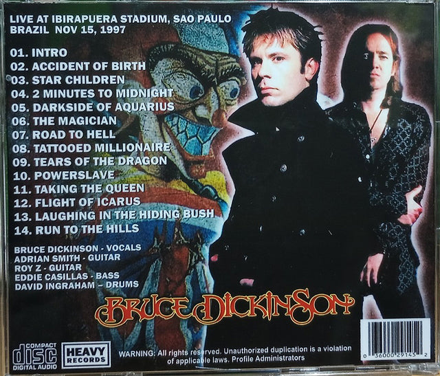 Bruce Dickinson - Accident In Brazil CD