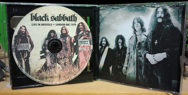 Black Sabbath - Live In Brussels + London BBC 1970 2xCD