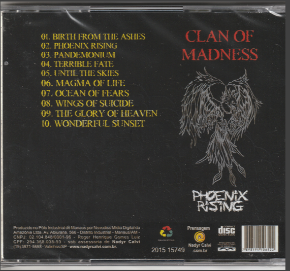 Clan Of Madness - Phoenix Rising CD