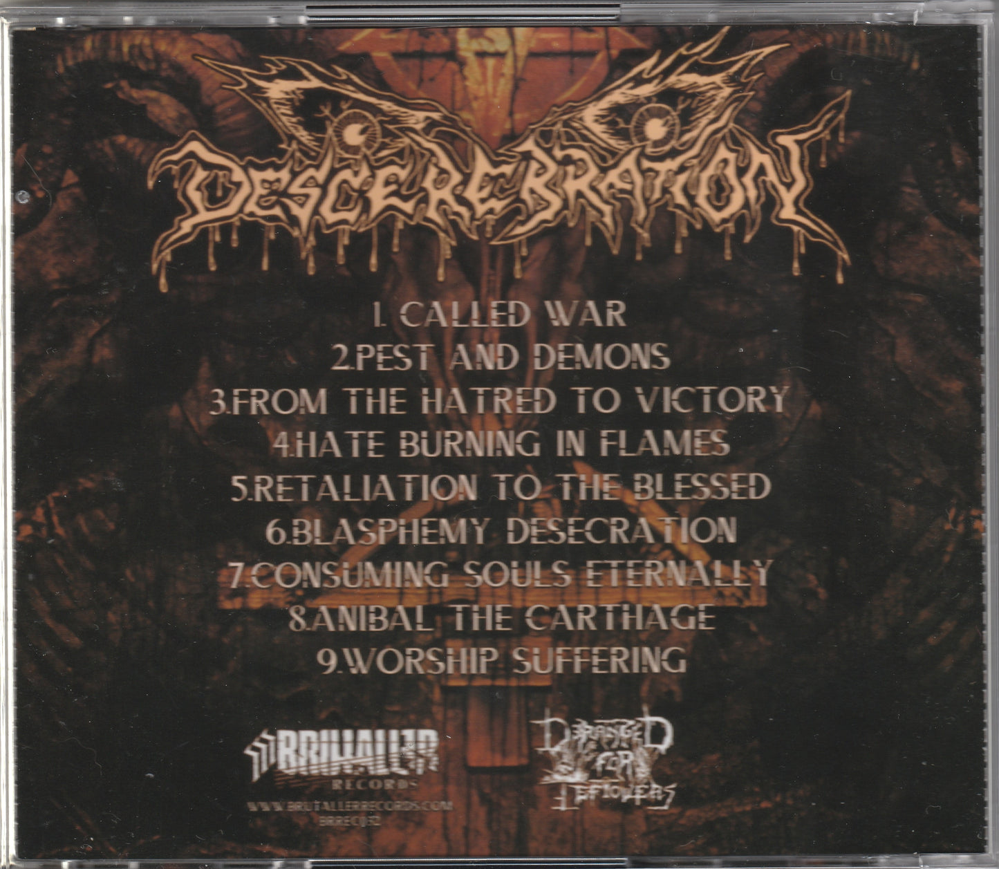 Descerebration - Blasphemy Desecration CD