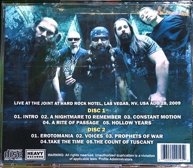 Dream Theater - A Nightmare In Las Vegas 2009 2xCD