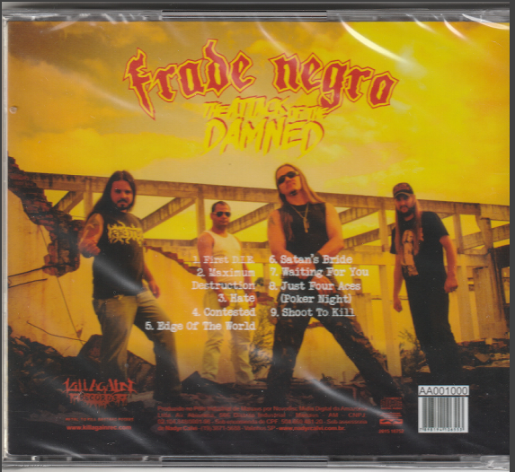 Frade Negro - The Attack Of The Damned CD