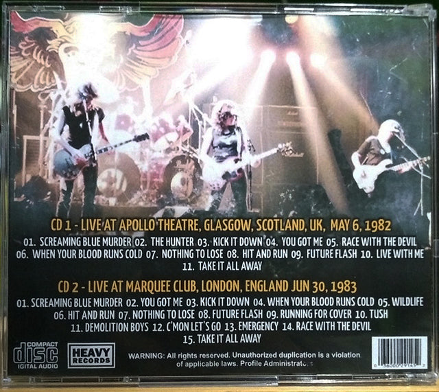 Girlschool - Hit And Run In Europe 2xCD