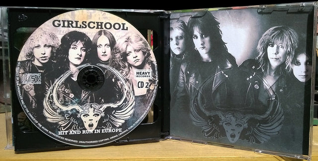 Girlschool - Hit And Run In Europe 2xCD