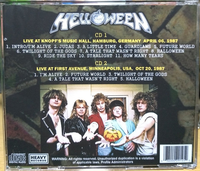 Helloween - Keepers Of The Gods Seven Keys Tour 2xCD – skilometal