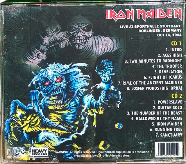 Iron Maiden - Live After Death In Germany 2xCD – skilometal