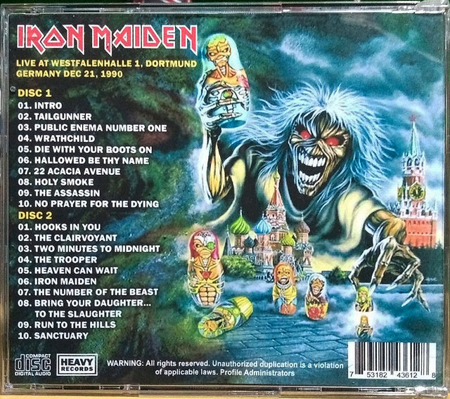 Iron Maiden - No Prayer In Dortmund 2xCD