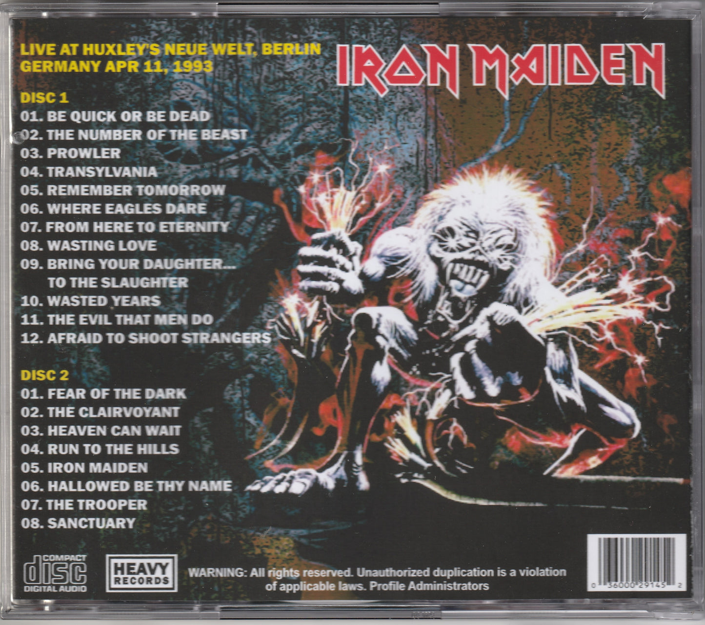 Iron Maiden - A Real Dead In Berlin 2xCD