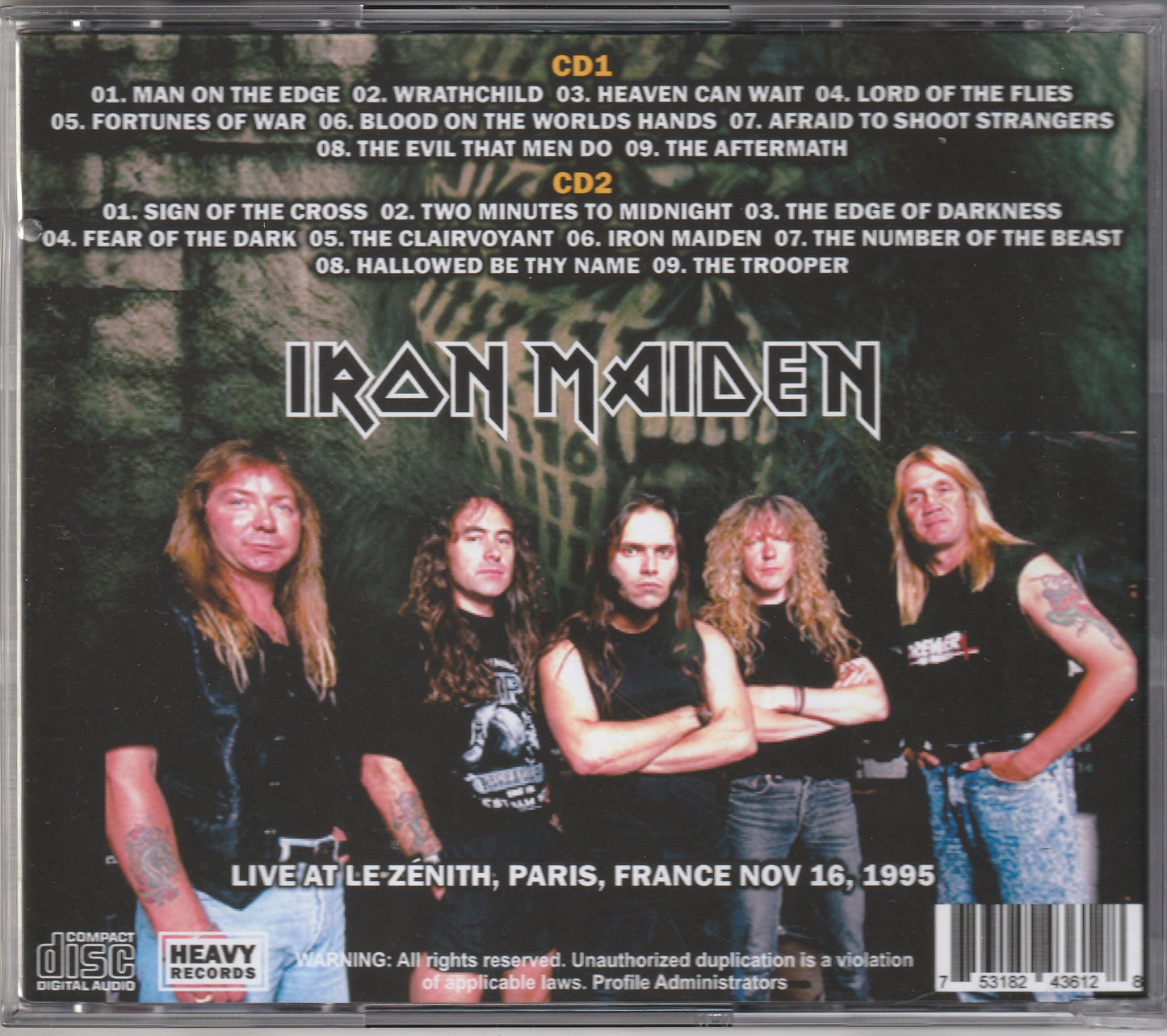 Iron Maiden - X-Factor In Paris 2xCD