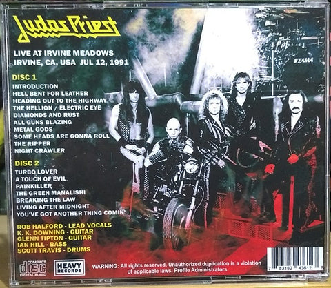 Judas Priest - Irvine Crawler 2xCD