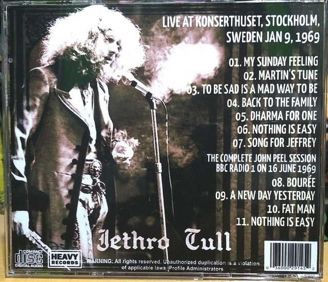 Jethro Tull - Stockholm Feeling Live 1969 CD