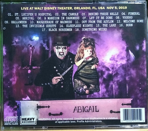 King Diamond - Walt Disney Theater 2019 CD