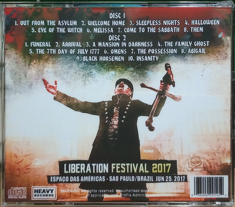 King Diamond - Liberation Festival 2017 2xCD