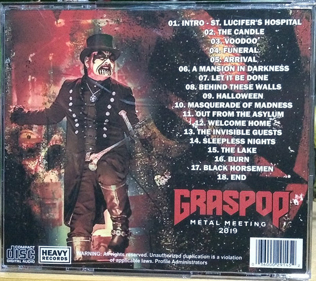 King Diamond - Graspop Metal Meeting 2019 CD