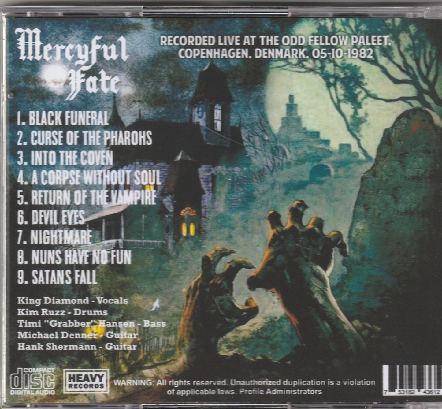 Mercyful Fate - Into The Coven CD