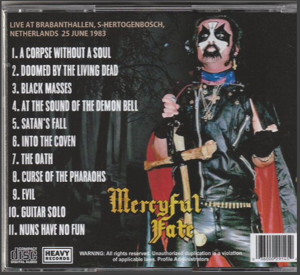 Mercyful Fate - Crush The Cross CD