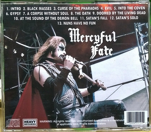 Mercyful Fate - Live From The Depths Of Hell CD