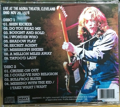 Rory Gallagher - In Concert Cleveland 1978 2xCD