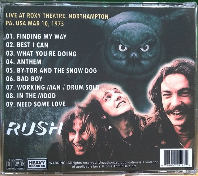 Rush - Northampton Anthem CD