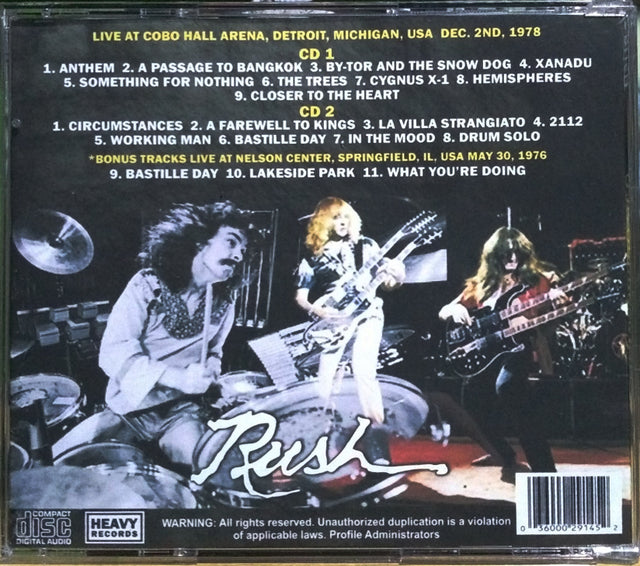 Rush - OAK Oppression 2xCD