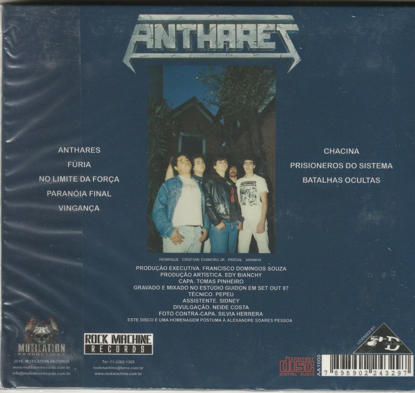 Anthares - No Limite Da Forca CD