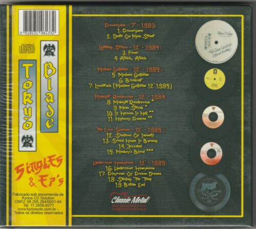 Tokyo Blade - Singles & Eps CD