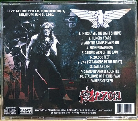 Saxon - Strong Arm Of Belgium CD