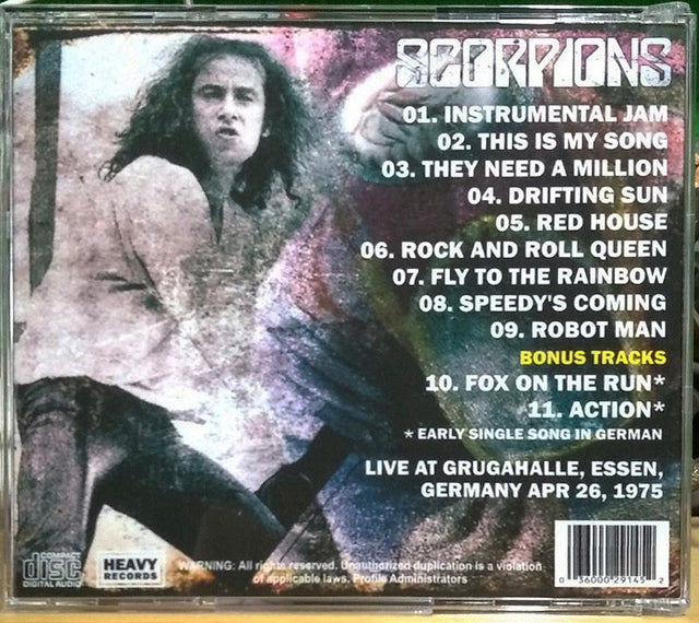 Scorpions - Fly To The Germany CD