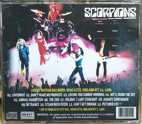 Scorpions - We'll Burn Newcastle CD