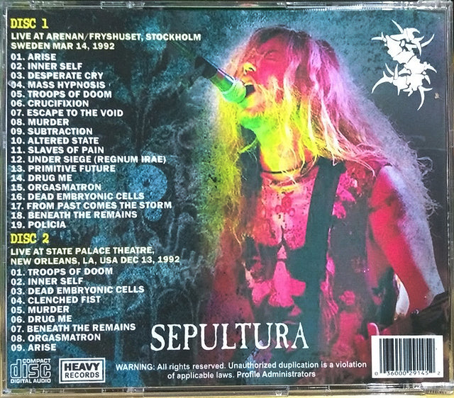 Sepultura - Dead Rising 2xCD