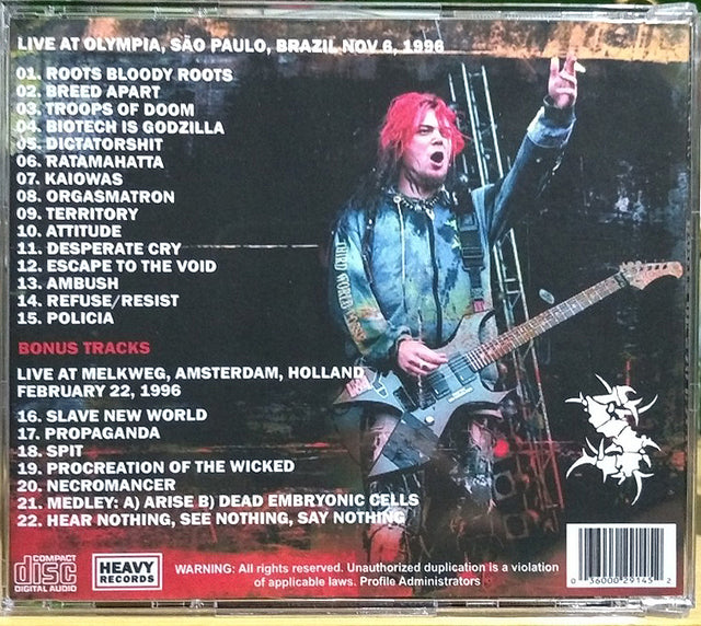 Sepultura - Roots Of Sao Paulo CD