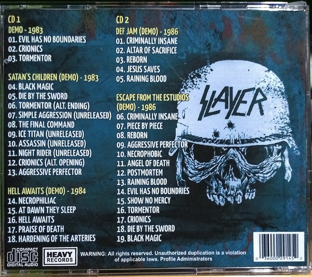 Slayer - Evil Demos 2xCD