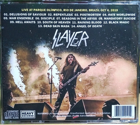 Slayer - Rock In Rio 2019 CD