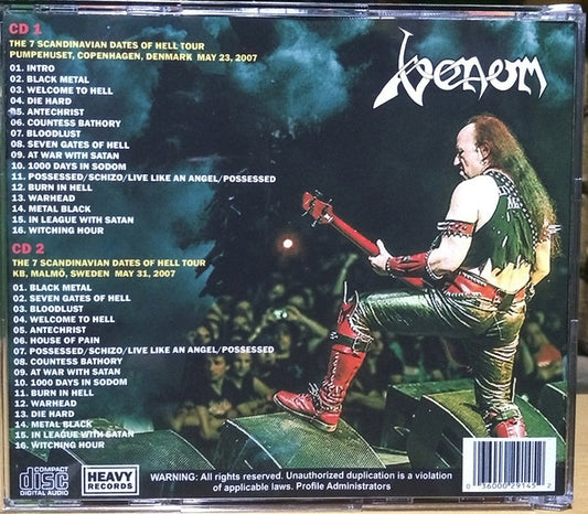 Venom - Scandinavian In Hell 2007 2xCD