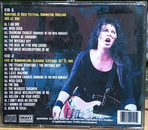 W.A.S.P. (Wasp) - Monsters Of Rock England 1992 + Live In Scotland 2xCD